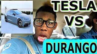 Tesla Vs Durango + NEW VEHICLE TEST DRIVE #HORSEPOWER