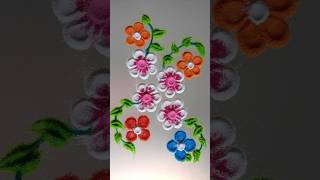 #flowerrangoli #rangoli #easyrangoli #shorts #shortfeed #Deep's Art