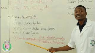 Aula da 12º classe Química  - Teoria ácida -  Professor Dénio