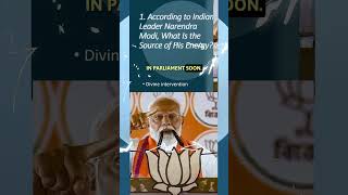 Modi’s Divine Energy Claim - HowSmart.net Quiz |  #news #smarttrivia #triviatime