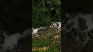 Bird view sungai di Sentul Bogor #drone #freestockvideos #river