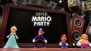 Super Mario Party Sound Stage Rosalina,Waluigi,Mario and Wario Switch Gameplay