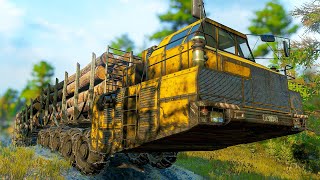 1200HP Massive Logging Truck VS Deepest Mud In The Game || SnowRrunner