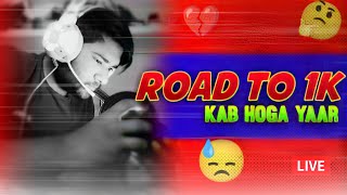 Road to 1k kab hoga yarr? 😓| Shadow Live | Bgmi Live Stream |live stream in Android #shadowxislive