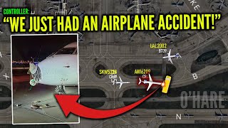 Air Wisconsin's CRJ2 COLLIDES with a BUS at O'HARE