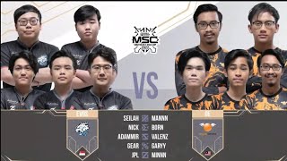 GAME 1 ORANGE ESPORTS VS EVOS SG MSC 2022 || MSC 2022 MOBILE LEGENDS