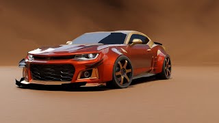 IRON Man Chevy CAMARO ZL1 - Heavenz ART