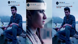 Vishal Mishra Nai Lagda Full Screen WhatsApp Status | Nai Lagda 4k Lyrics Status | Notebook Status