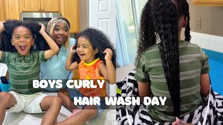 Best hair care routine for mixed boys and best products to use for curly hair