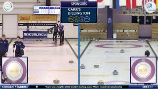 Carr's Billington Scottish Junior Mixed Doubles - Semi Final - Hamilton|Gallacher v Munro|Craik