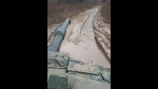 Leopard is already testing Ukrainian spring mud