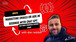 Write mortgage and financial services marketing emails or ads in SECONDS with Chat GPT. Mind blown 🤯