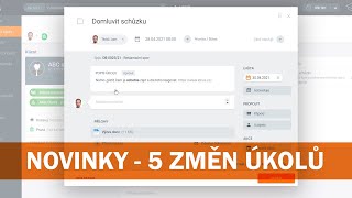 Novinky Evolio 2021.3 - Celkem 5 změn v úkolech a InfoJednání k tomu