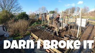 Darn I broke it | Allotments For Fun and Food