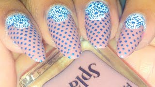 Metallic Floral + dotticure NailArt | #Facescanada | #kads | Beauty Beam86