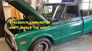 Edelbrock carburetor heat soak/hard starting issues