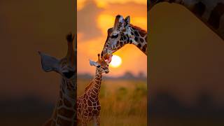 Neck-redible! 🌟🦒Neck and Neck with Nurture: Giraffe Mom's Sky-High Dedication Wows the Wild! 🌞🍃