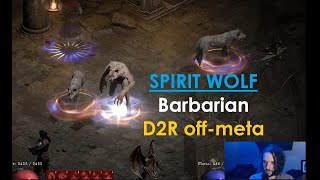 Spirit Wolf Barbarian - D2R Off-Meta Build