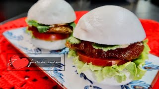 ♥︎ Hamburger Baozi (Bao burger) au porc ♥︎ Chez Nguyen ♥︎ i like cooking ♥︎