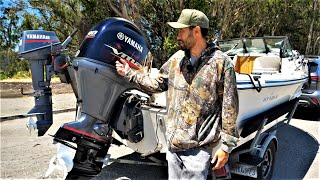 OUT with the old, in with the NEW! *90HP YAMAHA OUTBOARD UPGRADE*