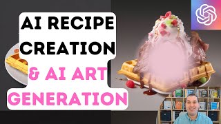 AI Food Creation. Generate fun recipes and creative art for new meals!