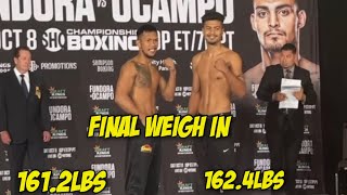 @EumirMarcialTV  vs Steven Pichardo final weigh in