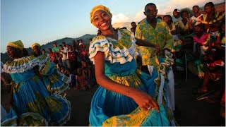 Famous pacific dance of Colombia