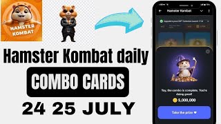 24 25 JULY update hamster Kombat daily combo cards