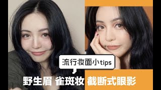 【赤名梨香】【梨】野生眉、雀斑妆、截断式眼影到底怎么化？教你快速get日杂、欧美风化妆精髓~ - 妆面小tips2.0