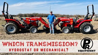 Hydrostat vs Mechanical Transmissions