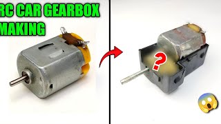 Rc car gearbox making | homemade gearbox