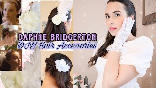 Making Bridgerton Inspired Hair Accessories