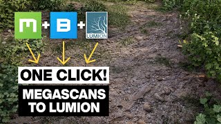 Import Megascans Textures into Lumion with One Click - Quixel Bridge Tutorial