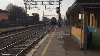 RegioExp con E464-175 Trenord in transito ad Ospitaletto-Travagliato (Bs)