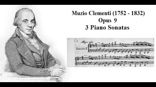 Clementi Op. 9 - 3 Piano Sonatas