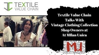 TVC Talks with Vintage Clothing Collection Shop Owners at Milan Unica