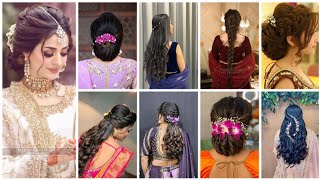 👌beautiful hairstyle for wedding / hairstyle for lehenga / hairstyle for saree / hairstyle lehenga