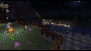 I'm giving a tour of my fortress in minecraft, part three (main market)