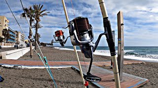 surfcasting en TORRENUEVA caida de el temporal poniente, surfcasting granada