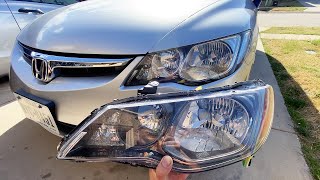 Comparing the FD1 and FD2 Headlights on the 8th Gen Civic