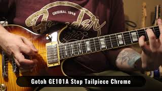 Gotoh GE101A vs Ibanez Quick Change Stop Tailpiece Comparison