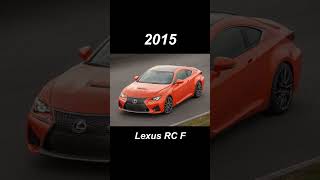 Evolution of Lexus 'F' Performance Line (1983 ~  2020): A Legacy of Performance Excellence #shorts