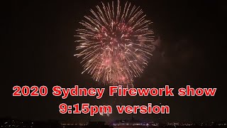 31，2020 悉尼烟火老毛在现场 2020 sydney firework show @9:15pm