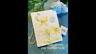 How to Use Altenew's Stencils with Feathered Lilies Combo