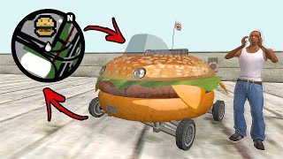 أخيرا وجدت سيارة برغر سرية في قراند سان أندرياس | GTA San Andreas Burger Shot Bunmobile