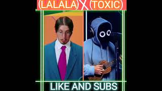 AUTOTUNE vs NO AUTOTUNE || LALALA VS TOXIC || #shorts