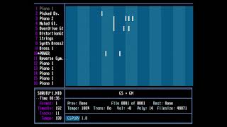 DOS MIDI players on a DreamBlaster S2P