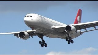 Turkish Airlines A330-200 Landing at Chicago O'Hare