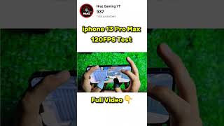 iphone 13 Pro Max 120 FPS PUBG Test #iphone #iphone13promaxreview #shorts