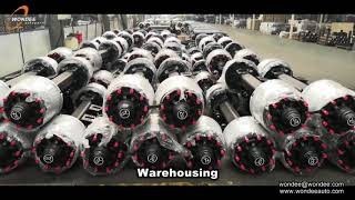 How to make and manufacture semi trailer axle and truck axle ?---WONDEE Autoparts 202002